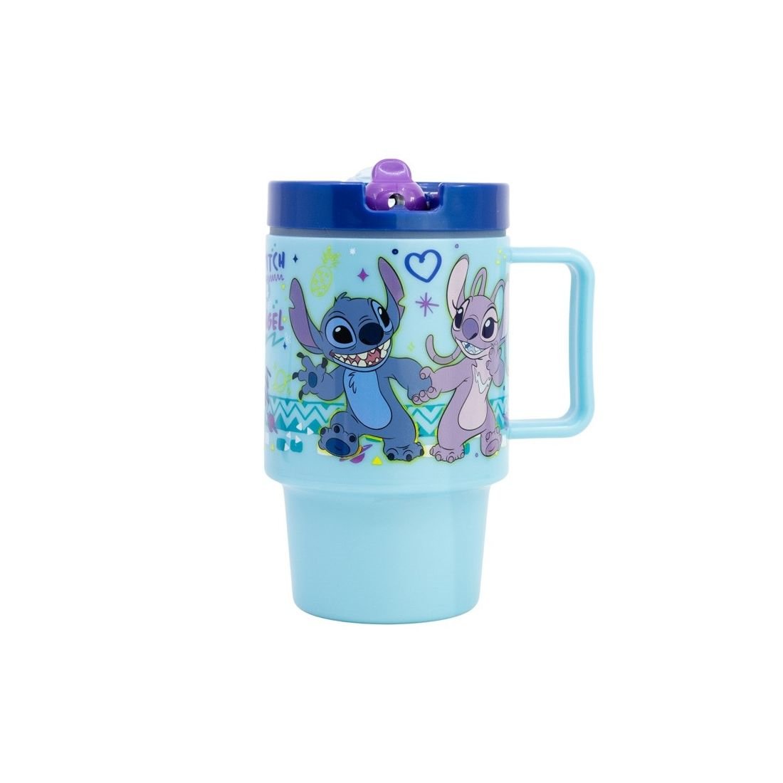 STITCH WATER BOTTLE WITH HANDLE 530ML