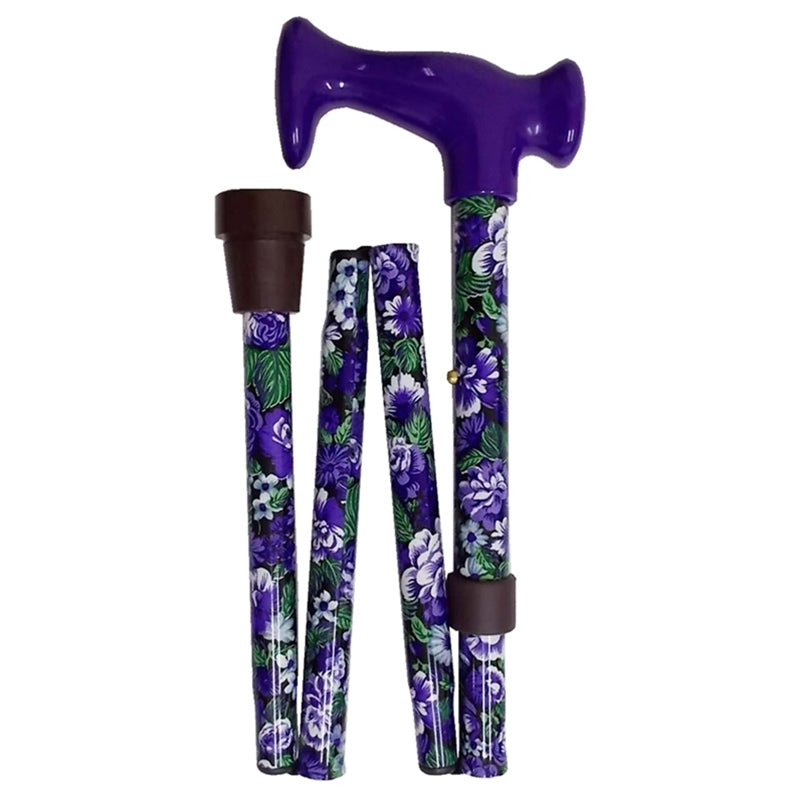 FOUR FOLD WALKING STICK PURPLE