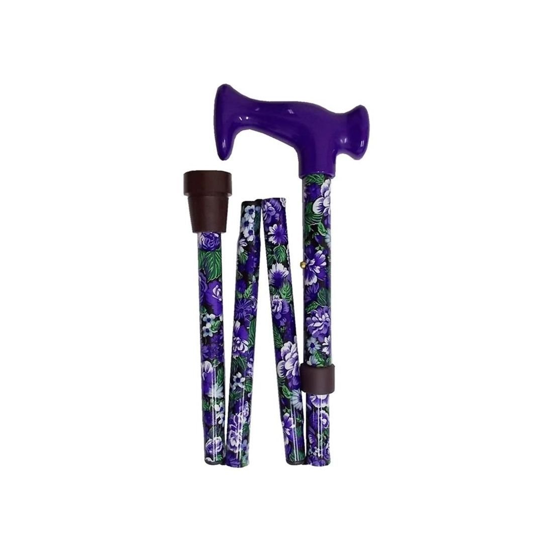 FOUR FOLD WALKING STICK PURPLE