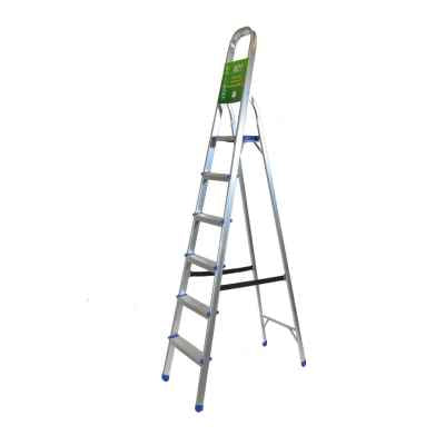 MOY STEP LADDER ALUMINIUM 6-STEP 150KG