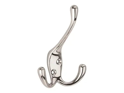 TRIPLE HAT & COAT HOOK CHROME
