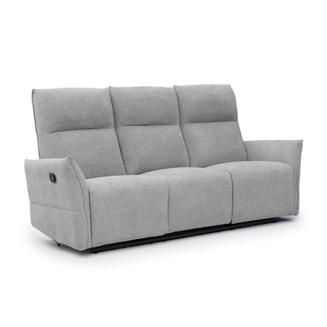 CATANIA 3-SEATER RECLINER GREY SOFA