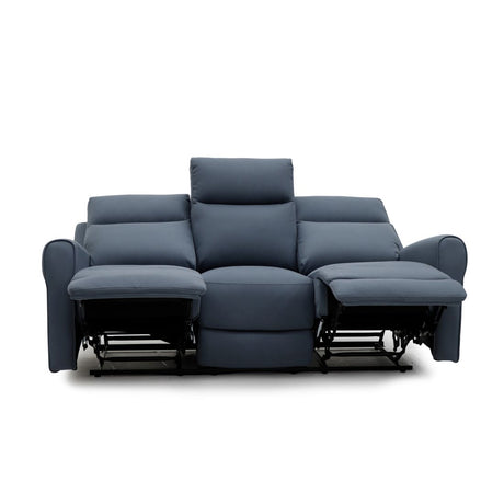 OSTIA 3-SEATER RECLINER SOFA BLUE