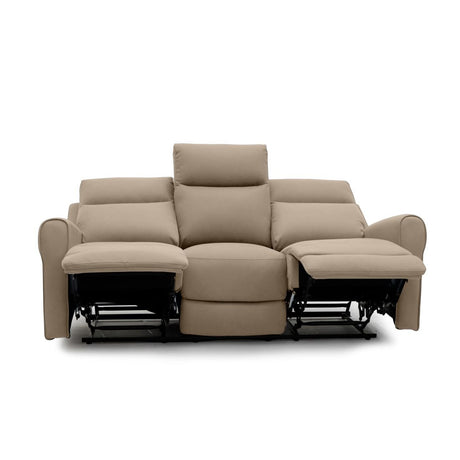 OSTIA 3-SEATER RECLINER SOFA TAUPE