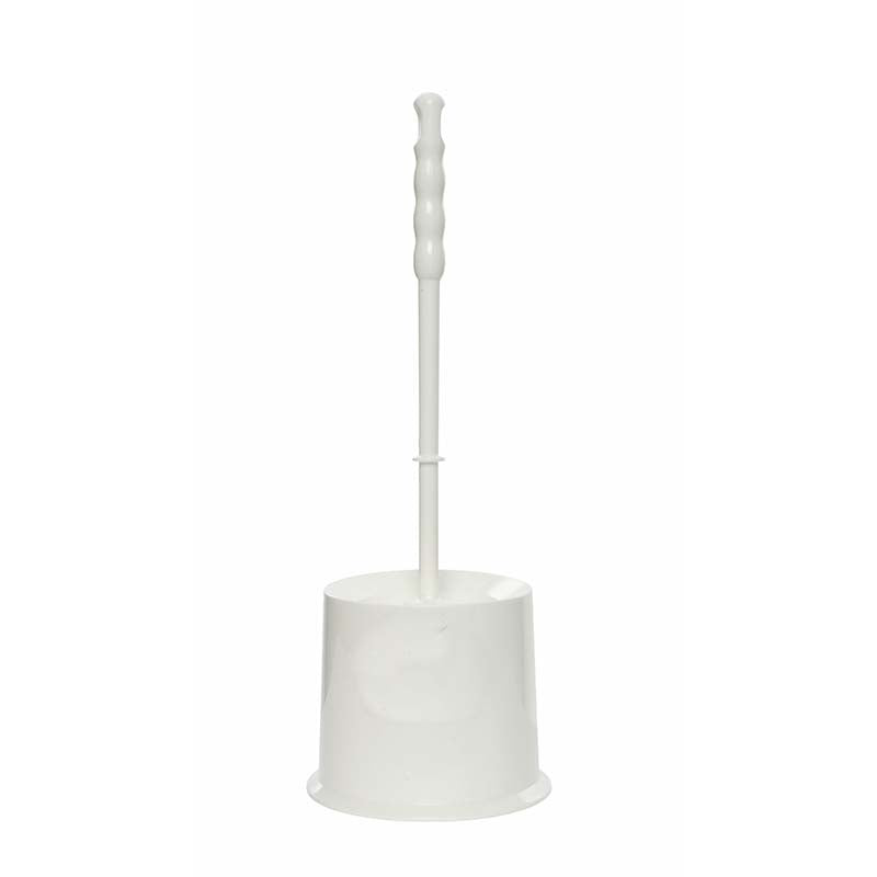 WHITE TOILET BRUSH