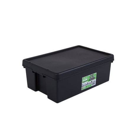 HEAVY DUTY STORAGE BOX BLACK 36L