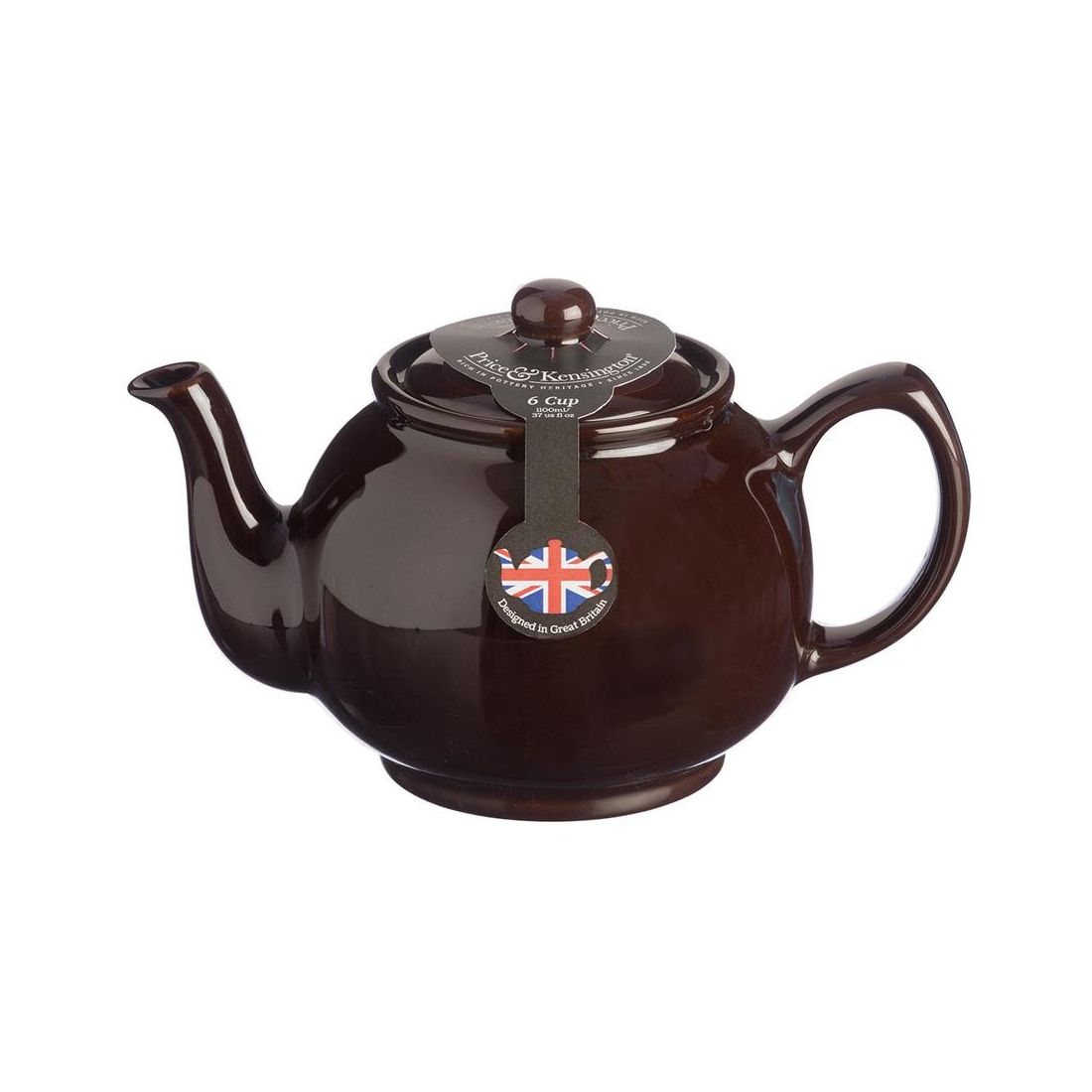 6-CUP TEAPOT BROWN