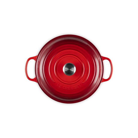 LE CREUSET SHALLOW CASSEROLE CERISE 30CM