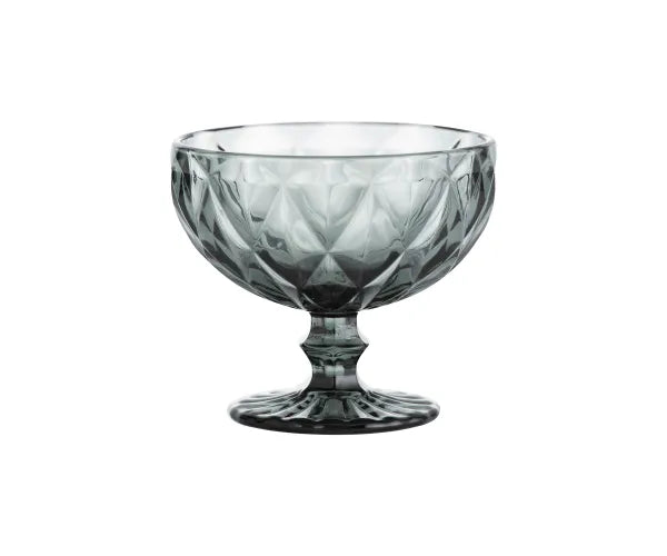 GEMSTONE BLUE FOOTED SUNDAE DISH