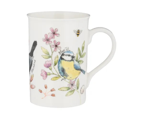 GARDEN BIRDS HONEYSUCKLE MUG