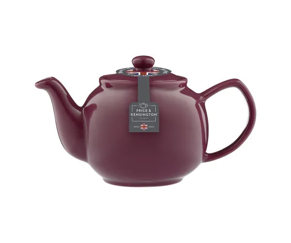 DEEP MAGENTA 6 CUP TEAPOT