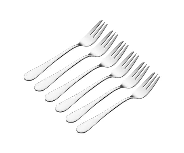 6 PIECE PASTRY FORK SET