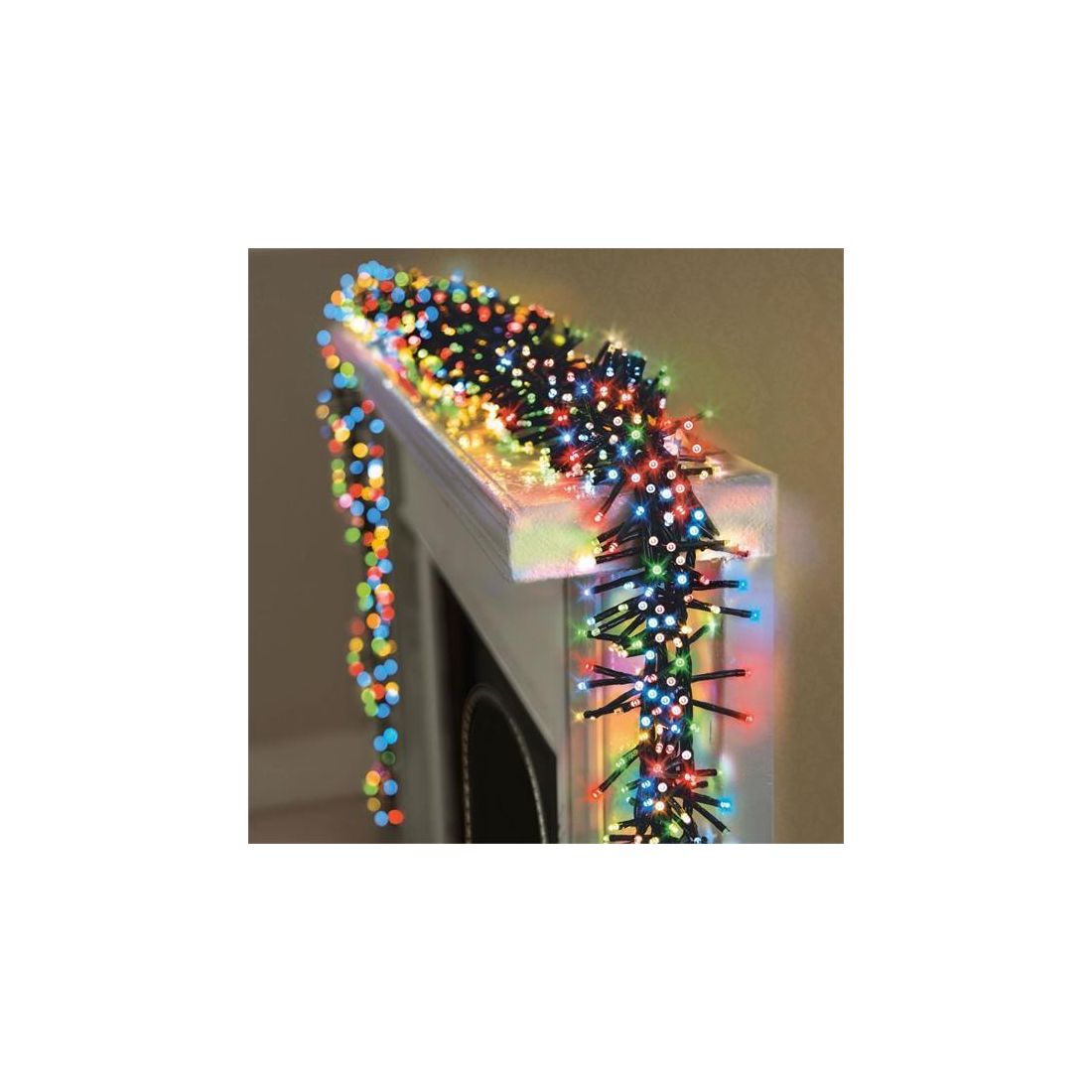 Premier 3000 LED Cluster Brights Multi-Coloured 37.5m