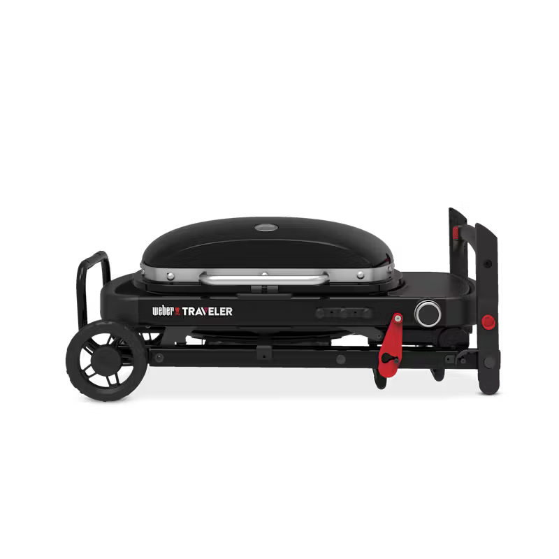 WEBER TRAVELLER COMPACT BLACK BARBEQUE