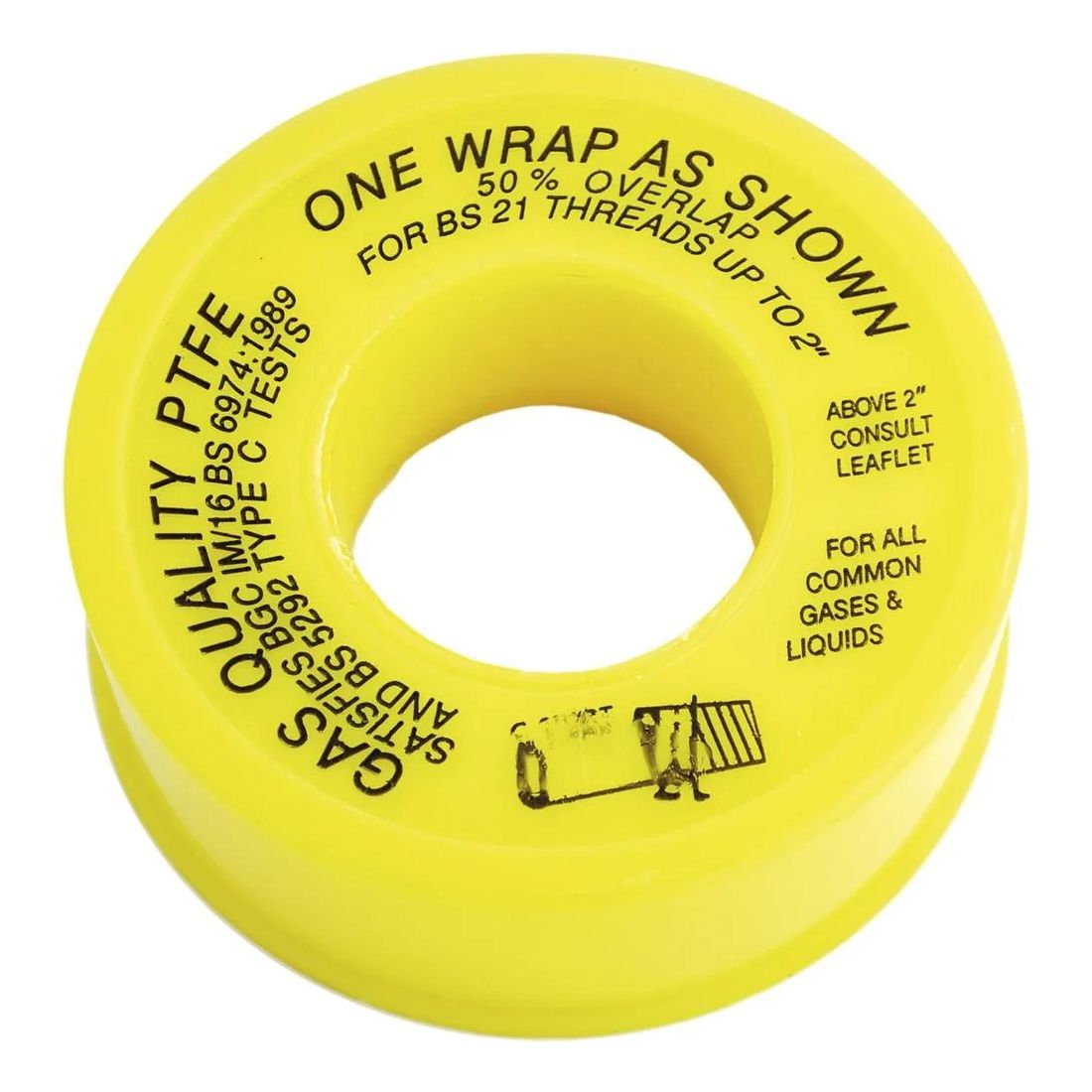 UEL Gas PTFE Tape Yellow