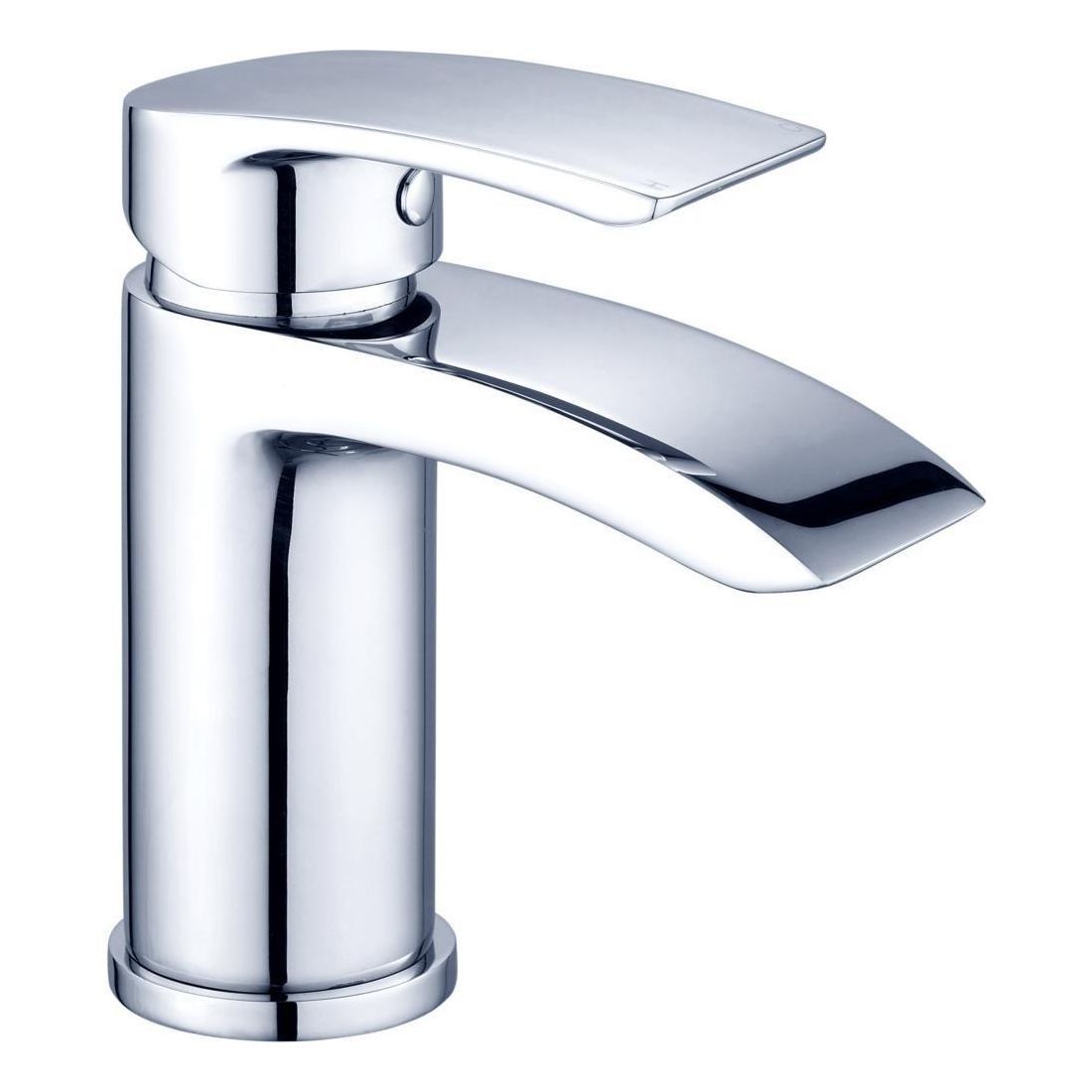 HOLYHEAD WATERFALL CHROME MONO BASIN MIXER TAP & CLICK CLACK WASTE