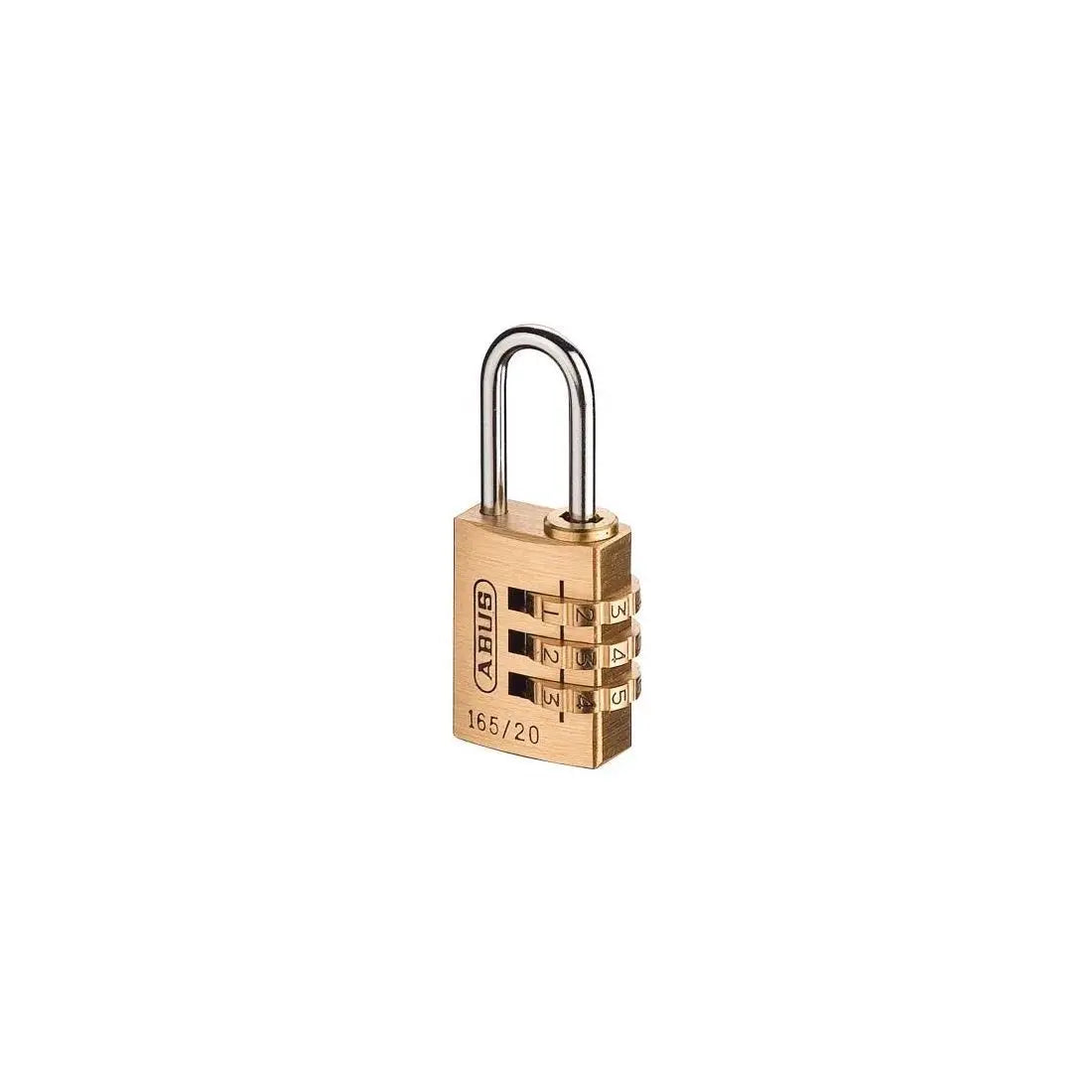 ABUS 165 SERIES 20MM COMBINATION PADLOCK CENTRALKEY