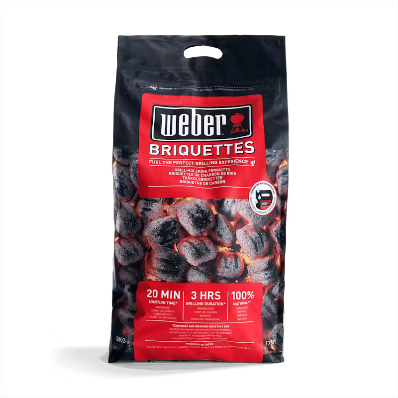 WEBER BRIQUETTES 8KG