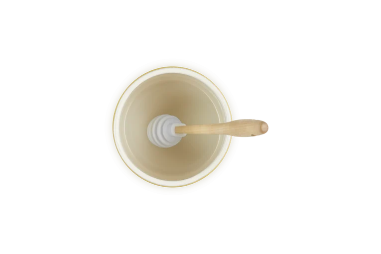 honey pot with dipper nectar