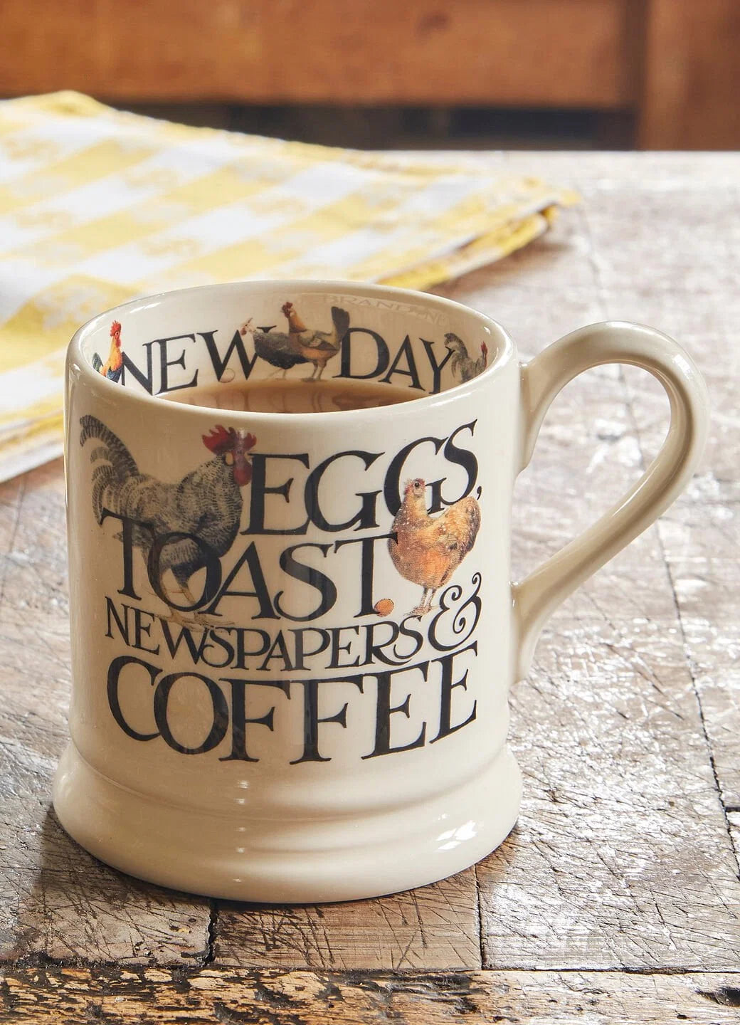 MUG 1/2 PINT RISE AND SHINE EGG AND TOAST
