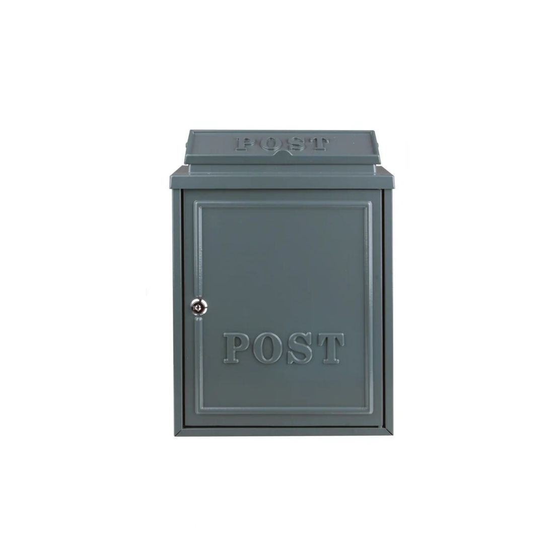 POST ZONE CLASSIC GREY DIECAST POST BOX