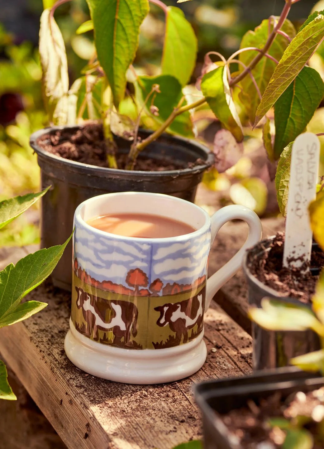MUG EMMA BRIDGEWATER COUNTRY ICONS AUTUMN COWS 1/2 PINT