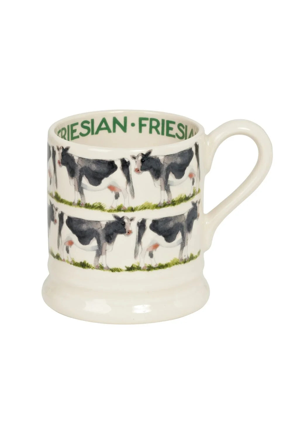 MUG EMMA BRIDGEWATER FRIESAN COW 1/2 PINT