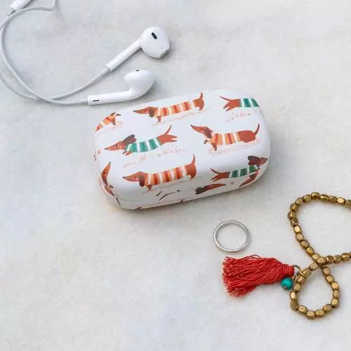 MINI TRAVEL CASE SAUSAGE DOG