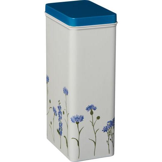tin cornflower tall rectangular