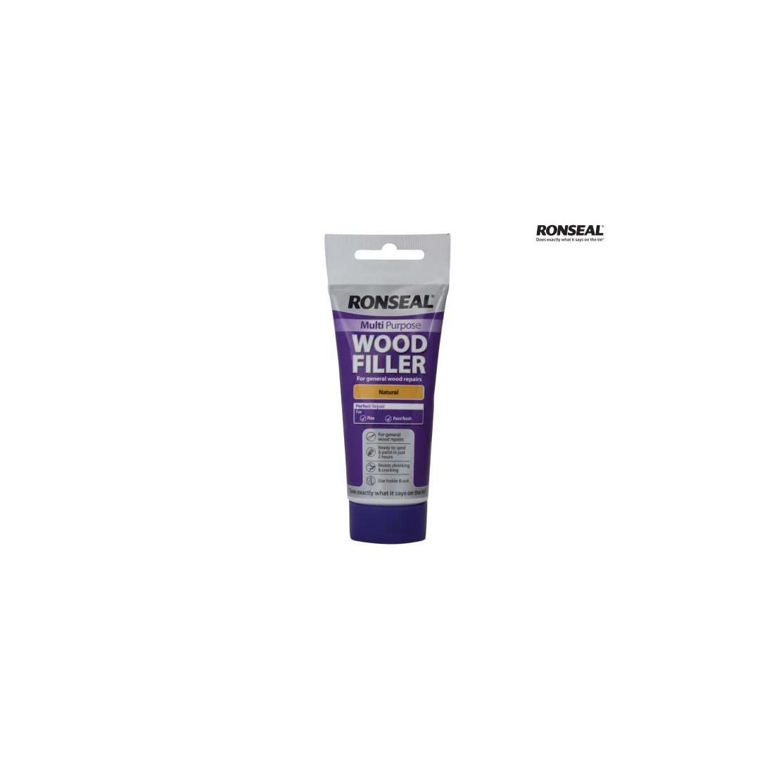 RONSEAL MULTI-PURPOSE WOOD FILLER NATURAL 100G