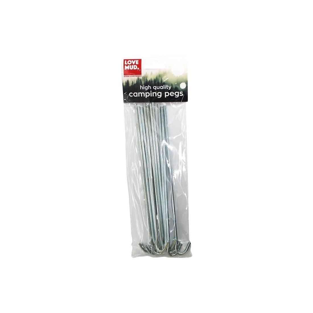 Love Mud Camping Tent Pegs Pack of 10