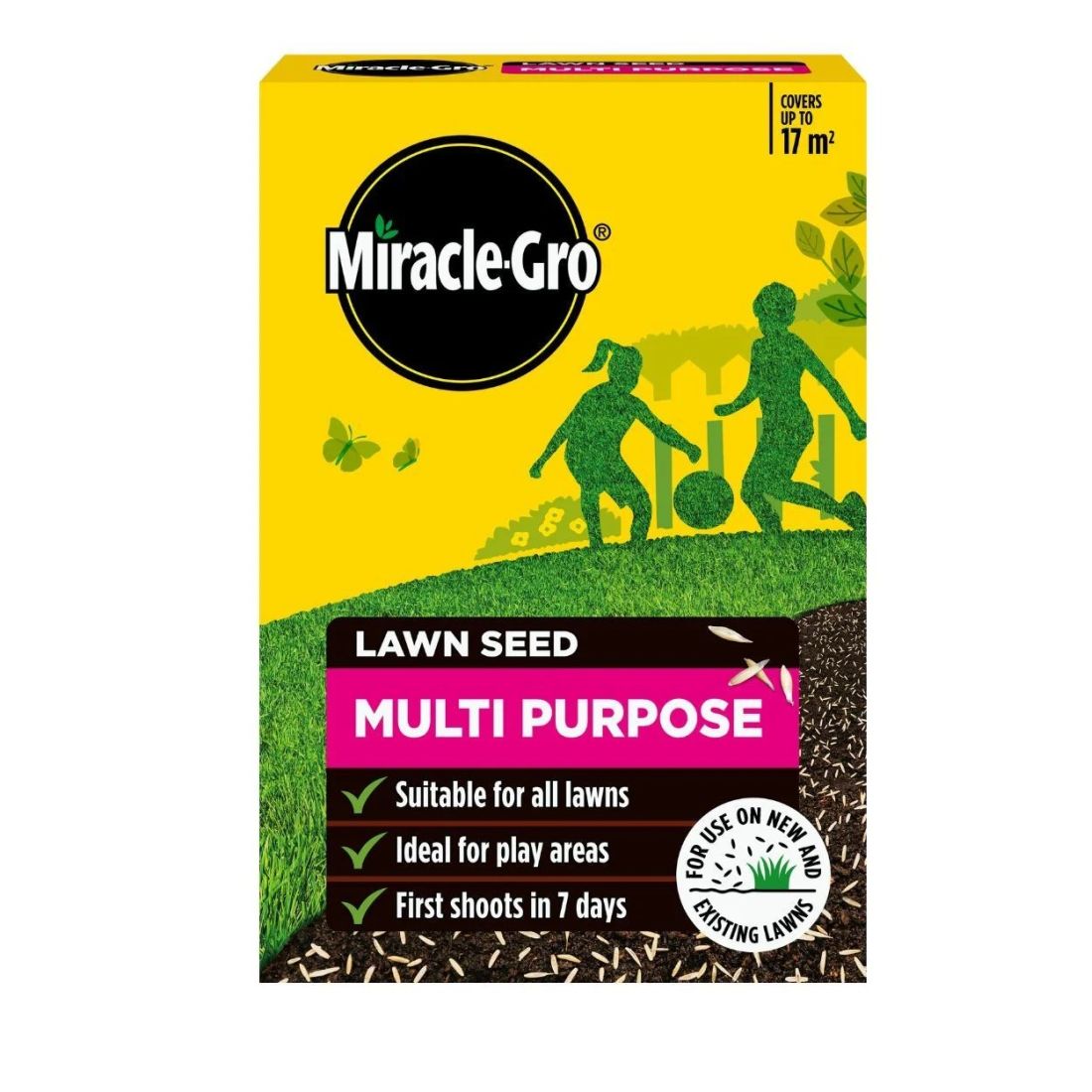 Miracle-Gro Multi Purpose Lawn Seed 500g