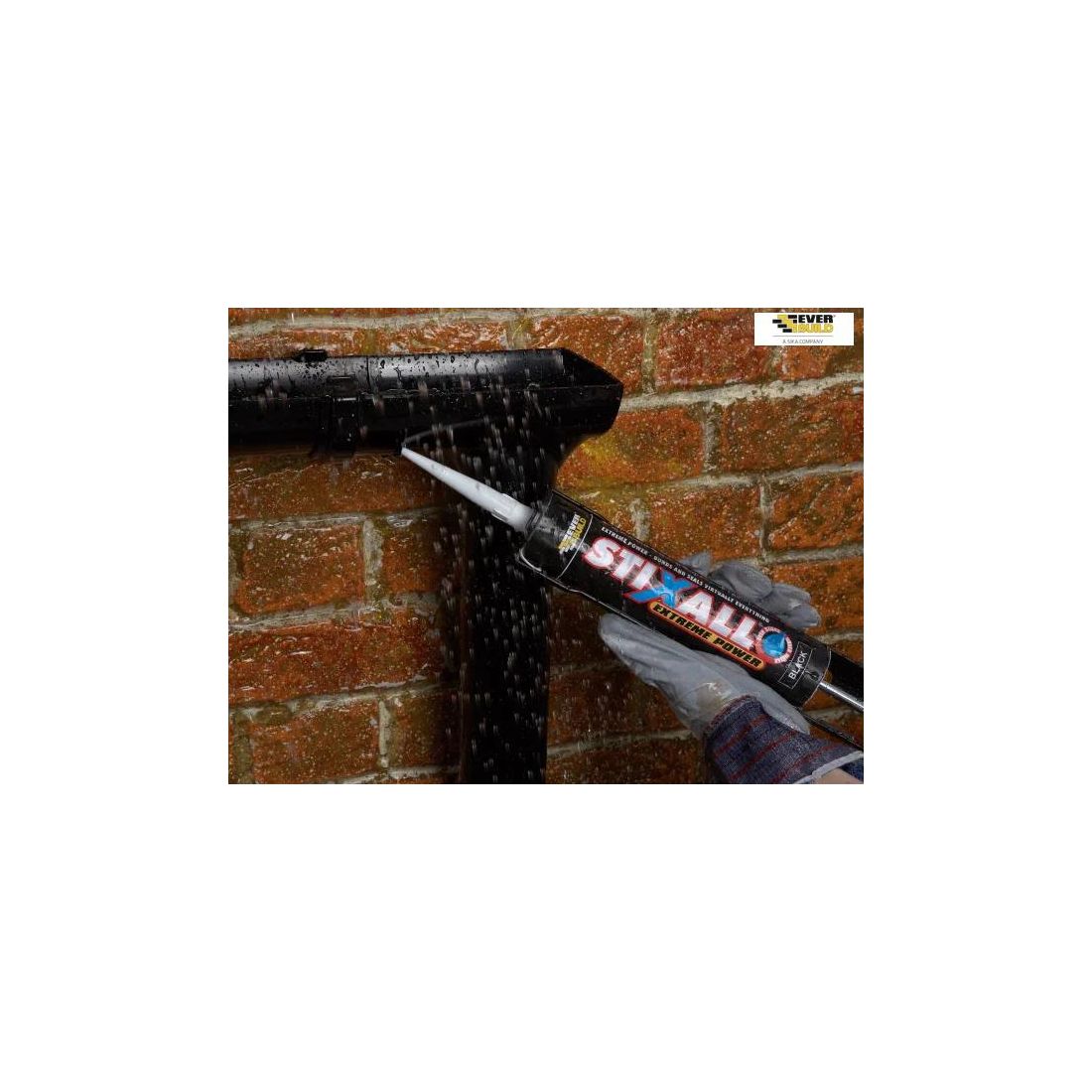EVERBUILD STIXALL BLACK SEALANT 300ML