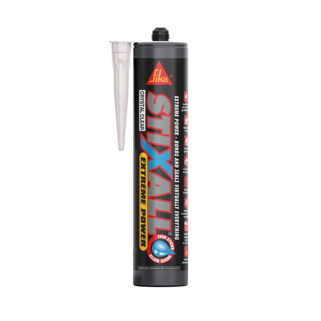 EVERBUILD STIXALL CRYSTAL CLEAR SEALANT 300ML