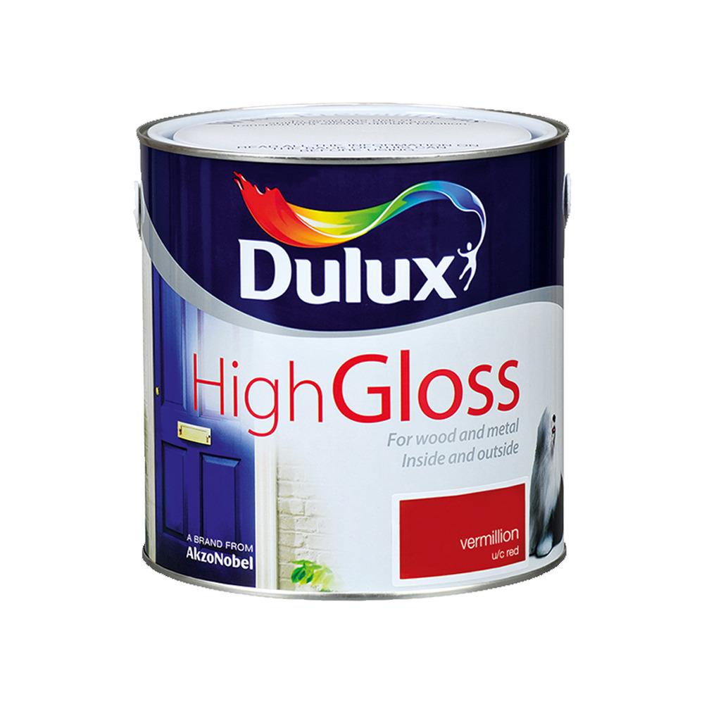 Dulux High Gloss Vermillion 2.5l
