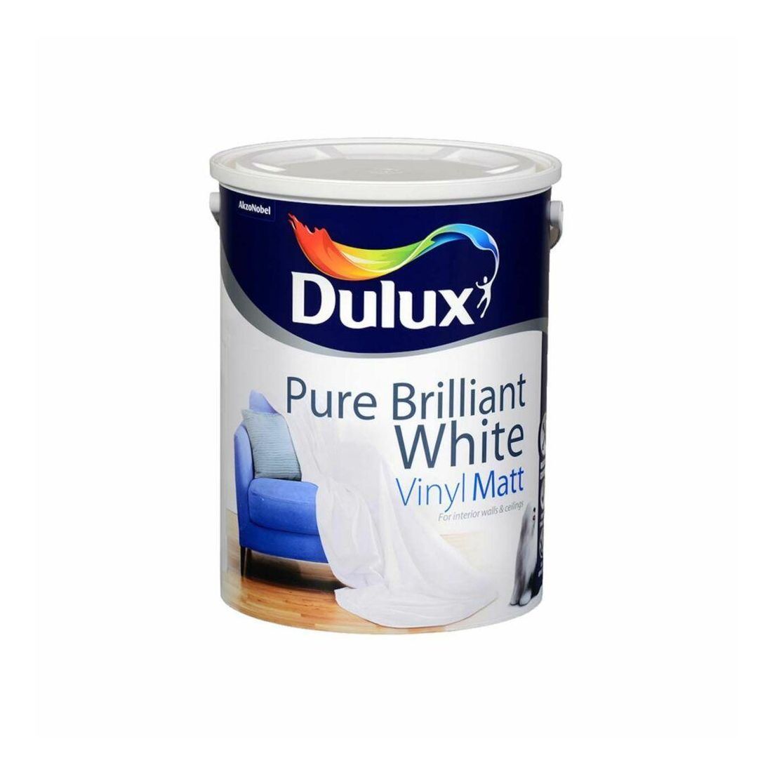 DULUX VINYL MATT PURE BRILLIANT WHITE 5L