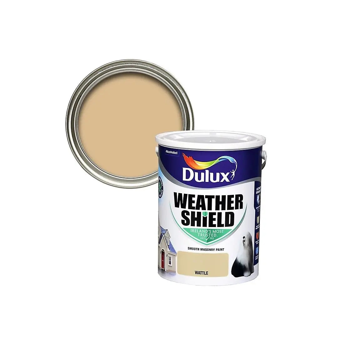 DULUX WEATHERSHIELD WATTLE 5L DULUX