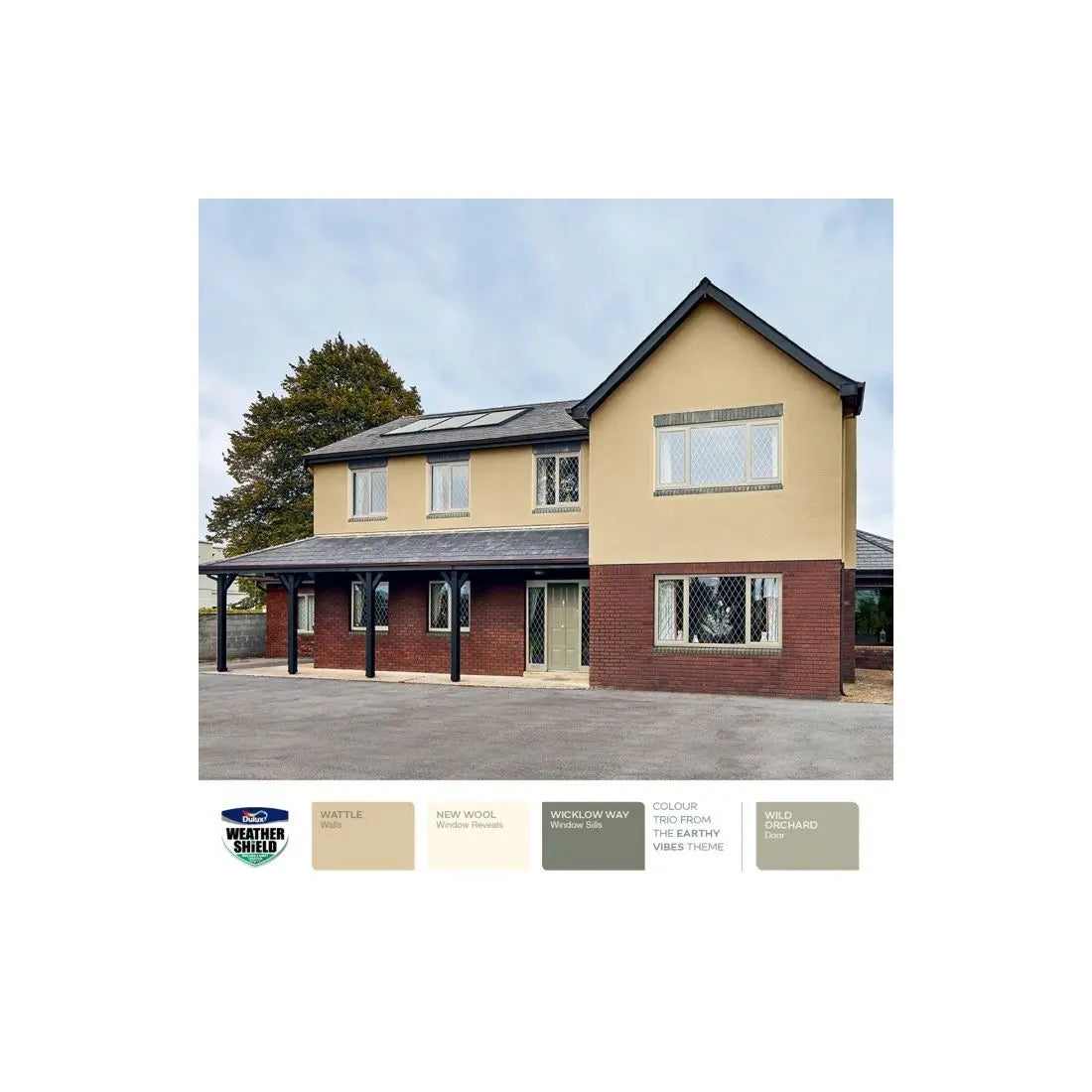 DULUX WEATHERSHIELD WATTLE 5L DULUX