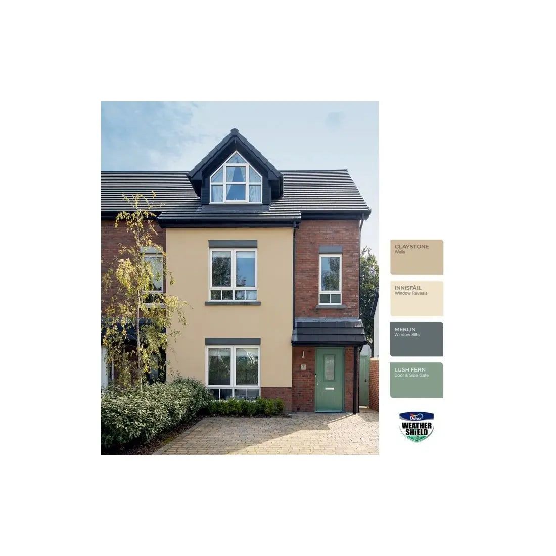 DULUX WEATHERSHIELD CLAYSTONE 250ML DULUX