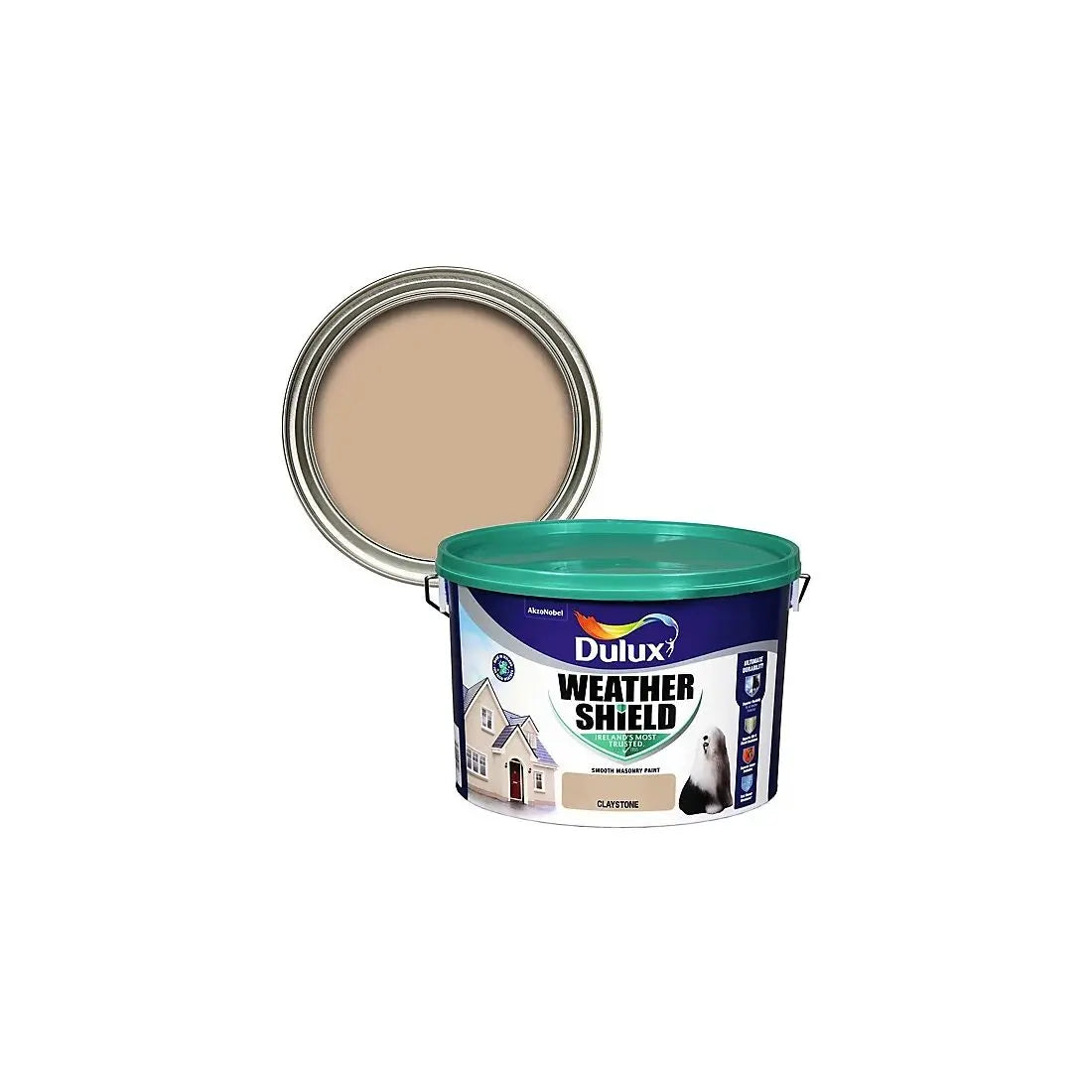 DULUX WEATHERSHIELD CLAYSTONE 10L DULUX