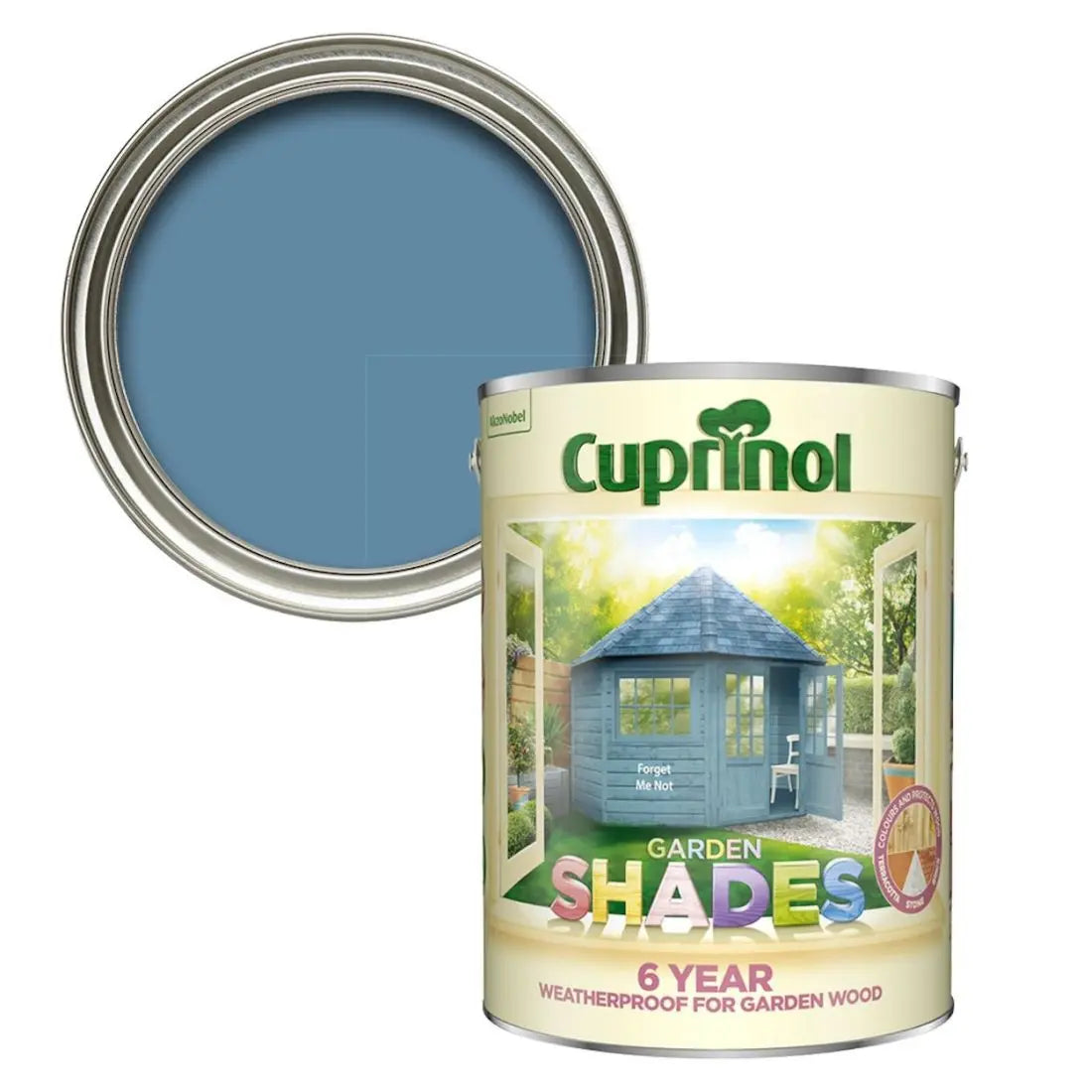 CUPRINOL GARDEN SHADES FORGET ME NOT 5L DULUX