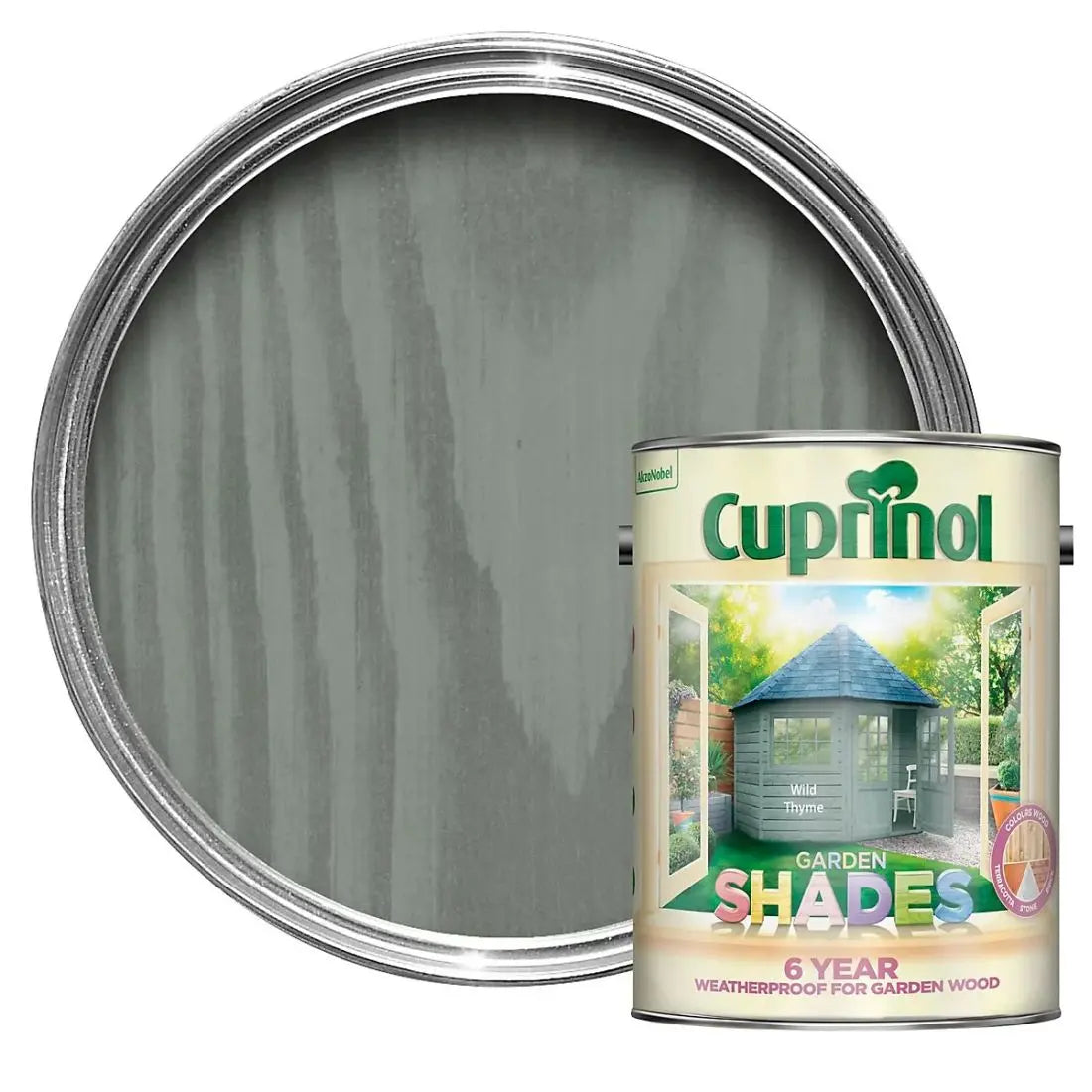 CUPRINOL GARDEN SHADES WILD THYME 5L DULUX