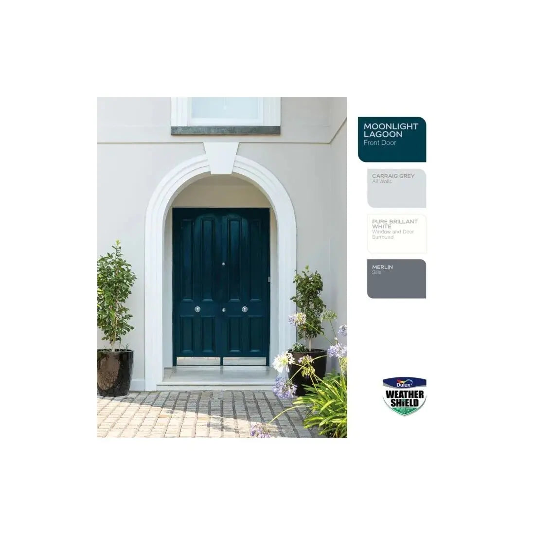 DULUX WEATHERSHIELD CARRAIG GREY 10L DULUX
