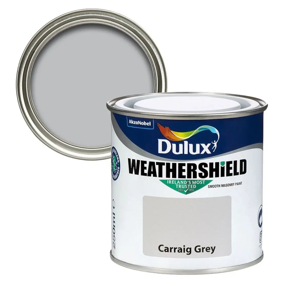 DULUX WEATHERSHIELD CARRAIG GREY 250ML DULUX