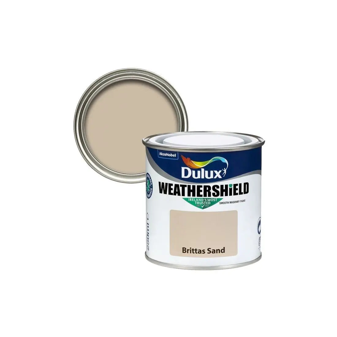 DULUX WEATHERSHIELD BRITTAS SAND 250ML DULUX