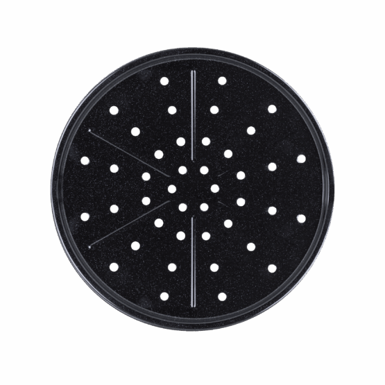 ENAMEL PIZZA TRAY BLACK