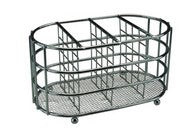 CUTLERY CADDY OVAL S/STEEL