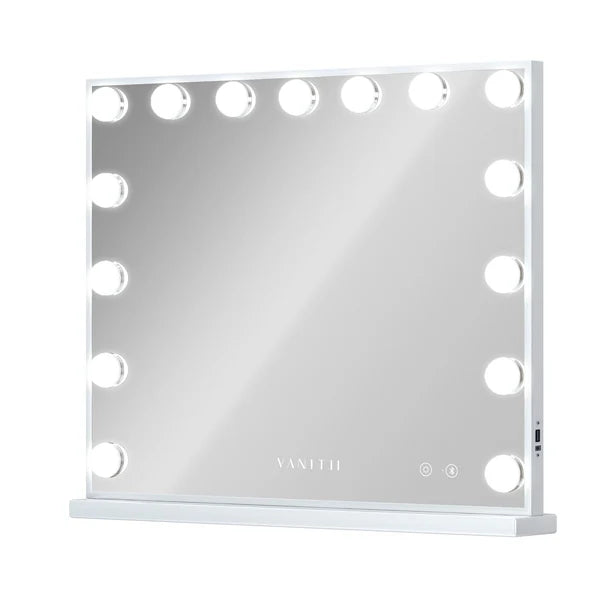 Vaniti VNT-5846 tampered glass mirror wth rgb lighting