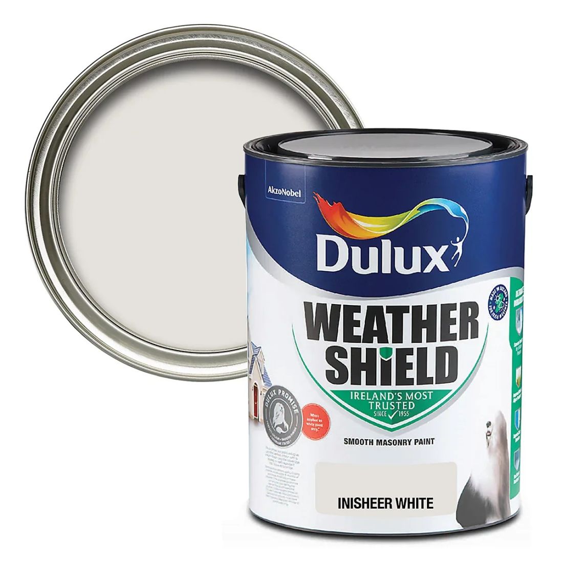 Dulux Weathershield Inisheer White 5l