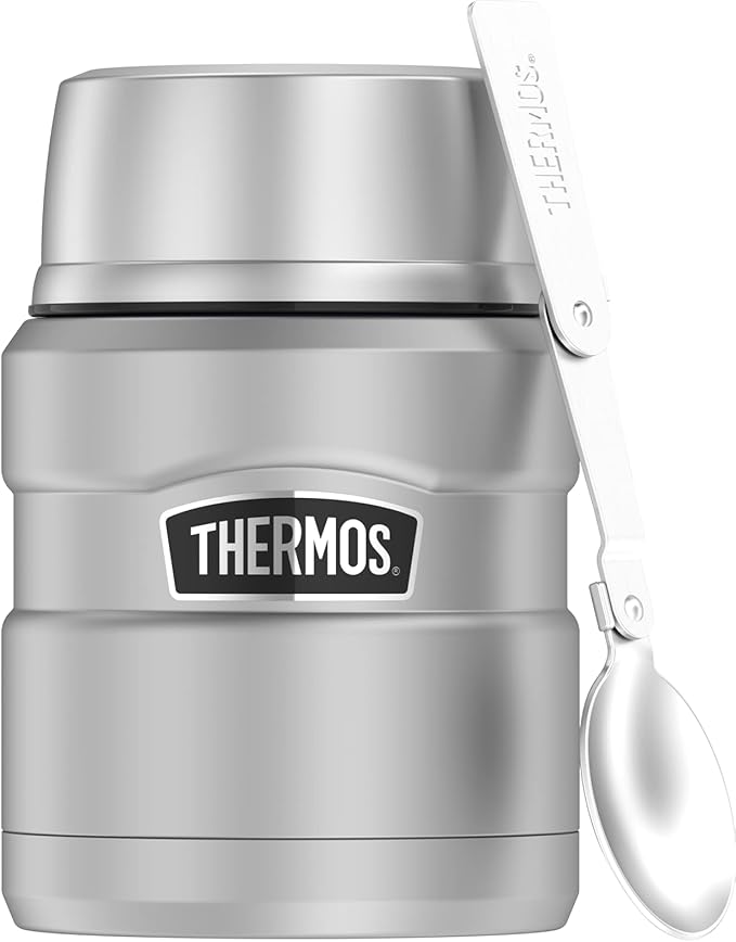 0.47L KING FOOD FLASK GREY